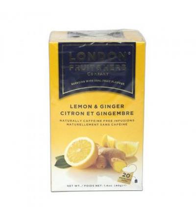 London FRUIT&HERB ginger & lemon tea 20 bags