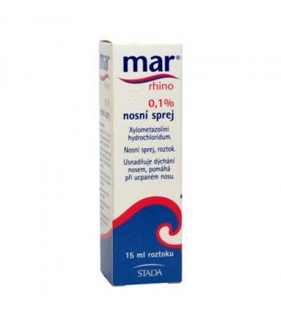 MAR RHINO 0,1% nose spray 15ml (adult)