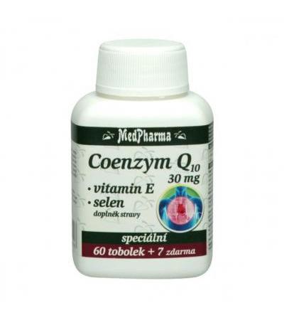 MedPharma COENZYM Q10 30mg + VITAMIN E + SELEN cps. 60 + 7 FOR FREE