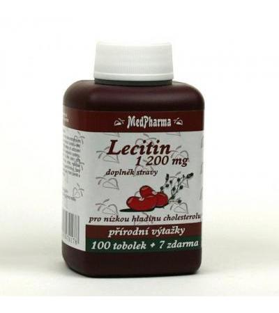 Medpharma Lecitin 1200mg 100 capsules + 7 FOR FREE