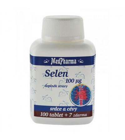MedPharma SELENIUM 100mcg 100 tablets + 7 FOR FREE