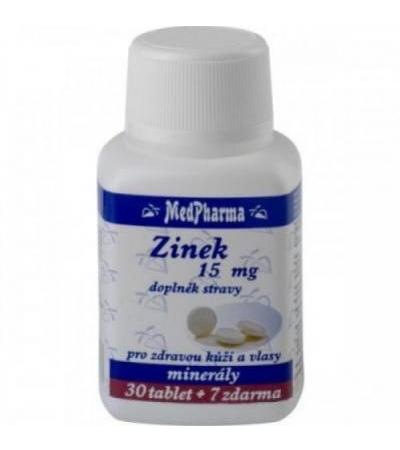 MedPharma ZINC 15mg 30 tablets + 7 FOR FREE