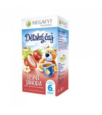 Megafyt fruit tea for kids FOREST STRAWBERRY flavour 20x 2g