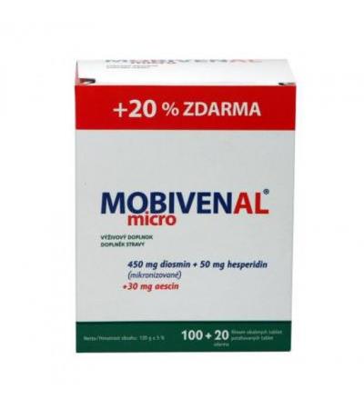 MOBIVENAL Micro tbl 100 + 20 FOR FREE