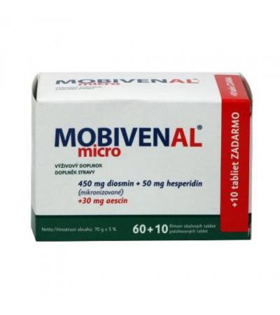 MOBIVENAL Micro tbl 60 + 10 FOR FREE