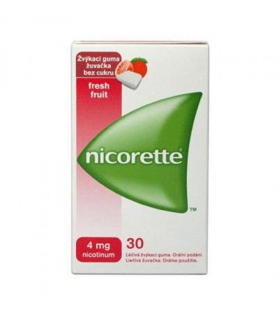 NICORETTE FRESHFRUIT chewing gums 30x 4mg