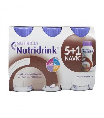 NUTRIDRINK package 5+1 FOR FREE with chocolate flavor 6x 200ml