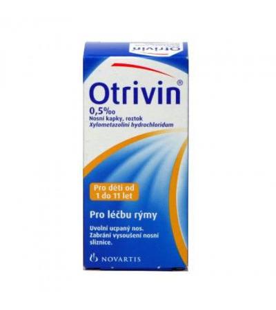 OTRIVIN 0.05% nose drops 10ml (for children)