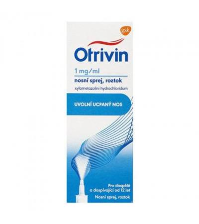 OTRIVIN 0.1% nasal spray with a dispenser 10ml (adults)