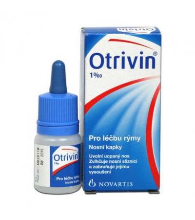 OTRIVIN 0.1% nose drops 10ml (for adults)