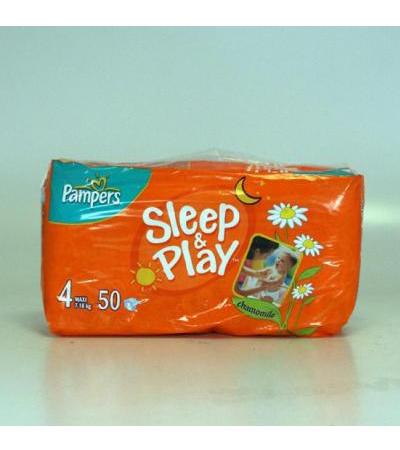 PAMPERS nappies 4 MAXI 7-14kg 50pcs Sleep & Play