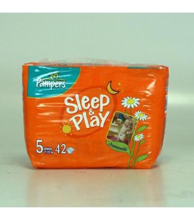 PAMPERS nappies 5 JUNIOR 11-25kg 42pcs Sleep & Play
