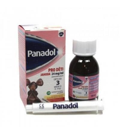 PANADOL BABY syrup 100ml STRAWBERRY