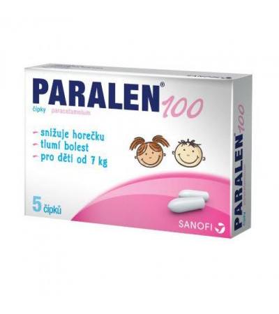 PARALEN suppositories 5x 100mg
