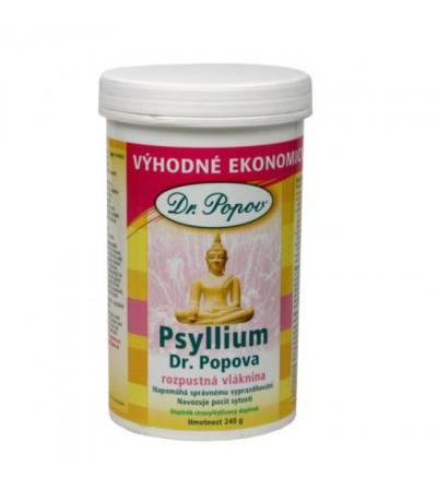 PSYLLIUM 240g Indian soluble fibre -Dr. Popov-
