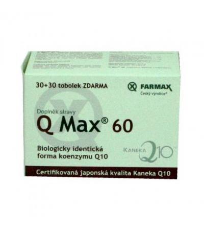 Q MAX koenzym Q10 cps 30x 60mg + cps 30x 60mg FOR FREE