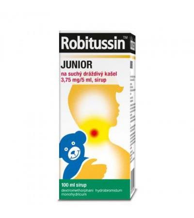 ROBITUSSIN JUNIOR syrup for dry, irritating cough 100 ml / 75mg
