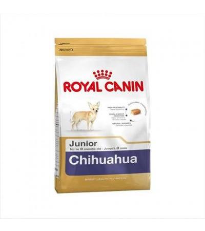 Royal Canin CHIHUAHUA JUNIOR ( 50093363 4,80 €Total including VAT To shopping cart EAN: 3182550722537Manufacturer: Royal Canin, Manufactured in EU, www.royalcanin.co.uk Complete ROYAL CANIN for dogsFood for selected dog breedsGranulated foodstuffs for dog