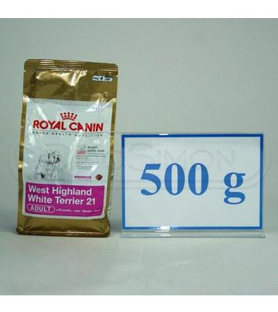 Royal Canin WEST HIGHLAND WHITE TERRIER ADULT (>10m) 500g