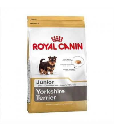 Royal Canin YORKSHIRE JUNIOR ( 50070772 13,20 €Total including VAT To shopping cart Description : Royal Canin YORKSHIRE JUNIOR: Yorkshire Terrier Puppy is designed exclusively for pure breed Yorkshire Terrier puppies from 8 weeks to 10 months. The Yorkshi