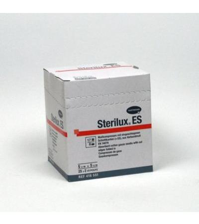 STERILUX ES STERILE gauze compression bandages 5cm x 5cm 25x 2 pcs