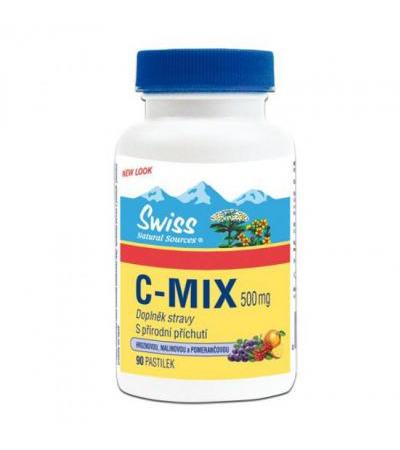 Swiss C-MIX přírodní cucací tbl 90x 500mg