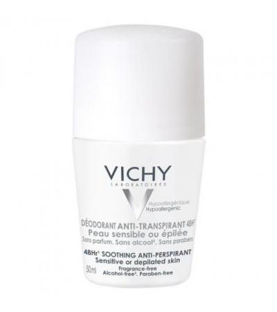 VICHY DEODORANT ANTI-TRANSPIRANT roll-on for sensitive skin 50ml