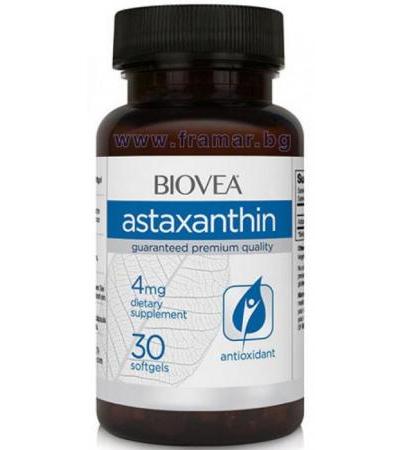 БИОВЕА АСТАКСАНТИН капсули 4 мг * 30