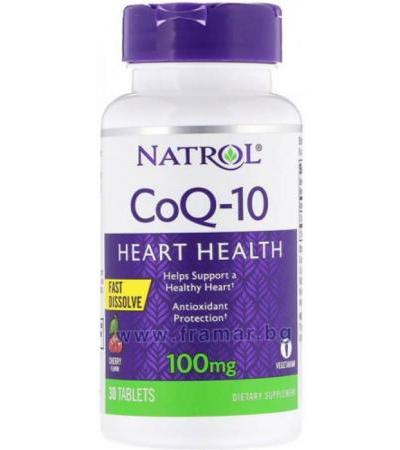 НАТРОЛ Co Q10 бързоразтворими таблетки 50 мг * 30