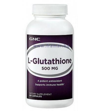 L - ГЛУТАТИОН капсули 500 мг * 60 GNC