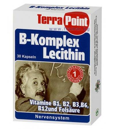 Б-КОМПЛЕКС + ЛЕЦИТИН капсули * 30 TerraPoint