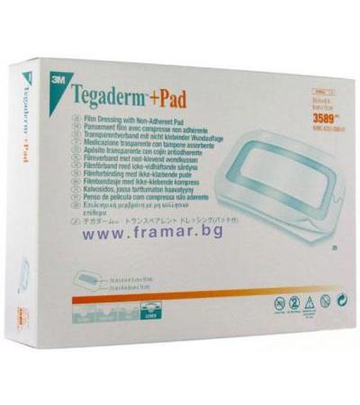 ТЕГАДЕРМ + PAD стерилна превръзка за рани 9 см. / 15 см. * 25