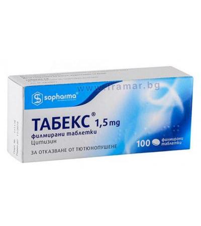 ТАБЕКС таблетки 1.5 мг * 100 СОФАРМА