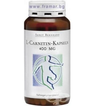 L - КАРНИТИН капсули 400 мг * 200 SANCT BERNHARD