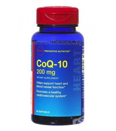 КОЕНЗИМ Q10 капсули 200 мг. * 60 GNC