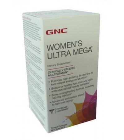 УЛТРА МЕГА витамини и минерали за жени капсули * 90 GNC