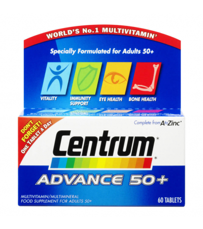 Centrum Advance 50 Plus Multivitamin Tablets - (60 Tabletten)