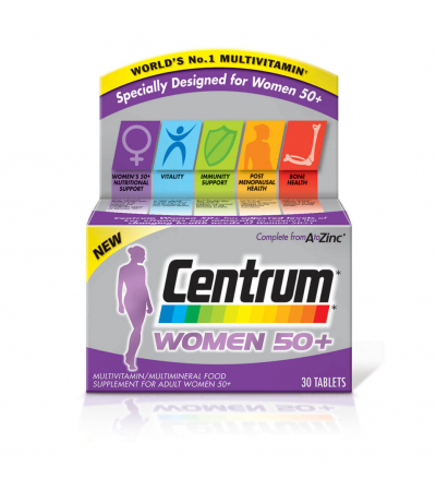 Centrum Women 50 Plus Multivitamin Tablets - (30 Tabletten)